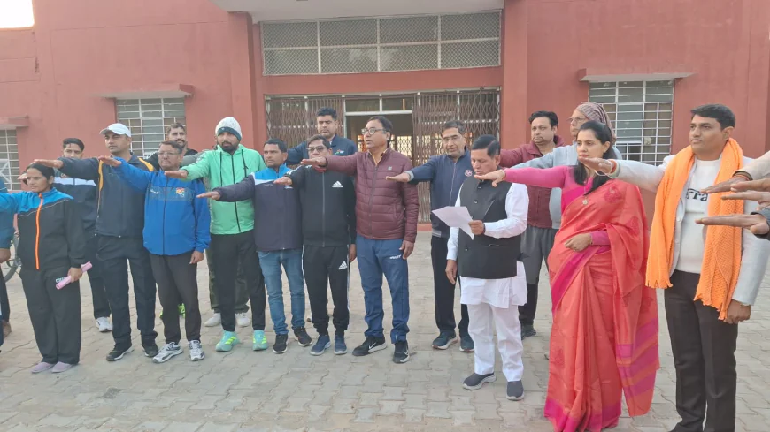रन फॉर विकसित राजस्थान व साइकिल दौड़ से दिया स्वास्थ्य और पर्यावरण संरक्षण का संदेश