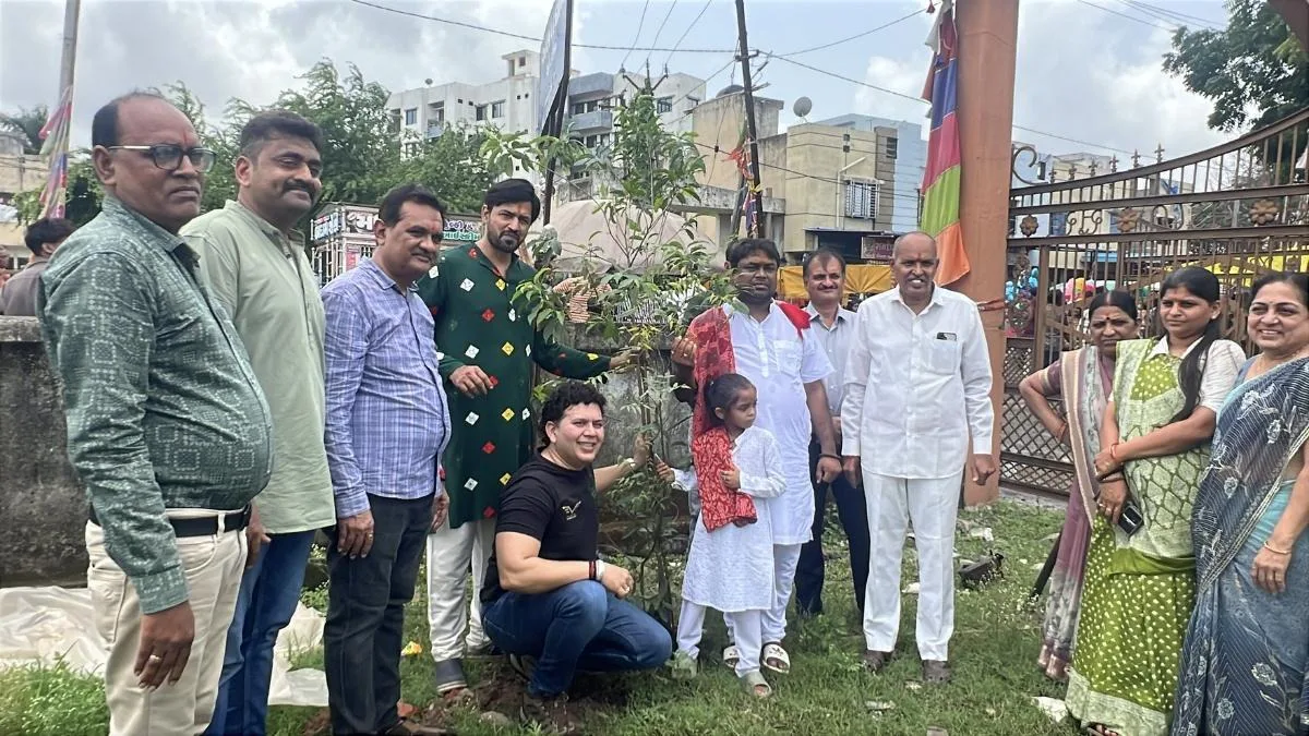 गंगाधरा अलखधाम में 'ग्रीनमैन' विरल देसाई ने प्रकृति संरक्षण का अनूठा संदेश दिया