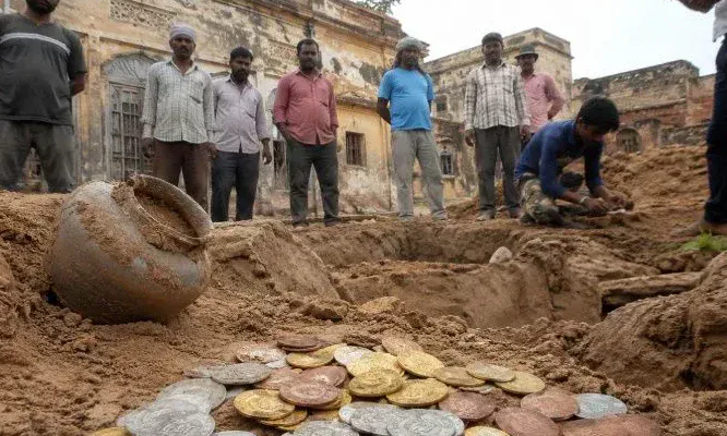 Hidden Treasure Revealed: Dispute Over Ancient Coins Unlocks Secrets of Historic Jaipur Haveli