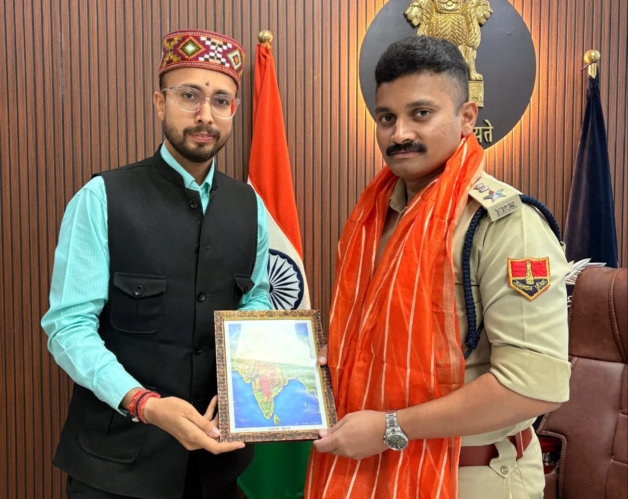 हनुमानगढ़ के नए पुलिस अधीक्षक बी. आदित्य का भव्य स्वागत, कानून व्यवस्था सुदृढ़ होने की उम्मीद