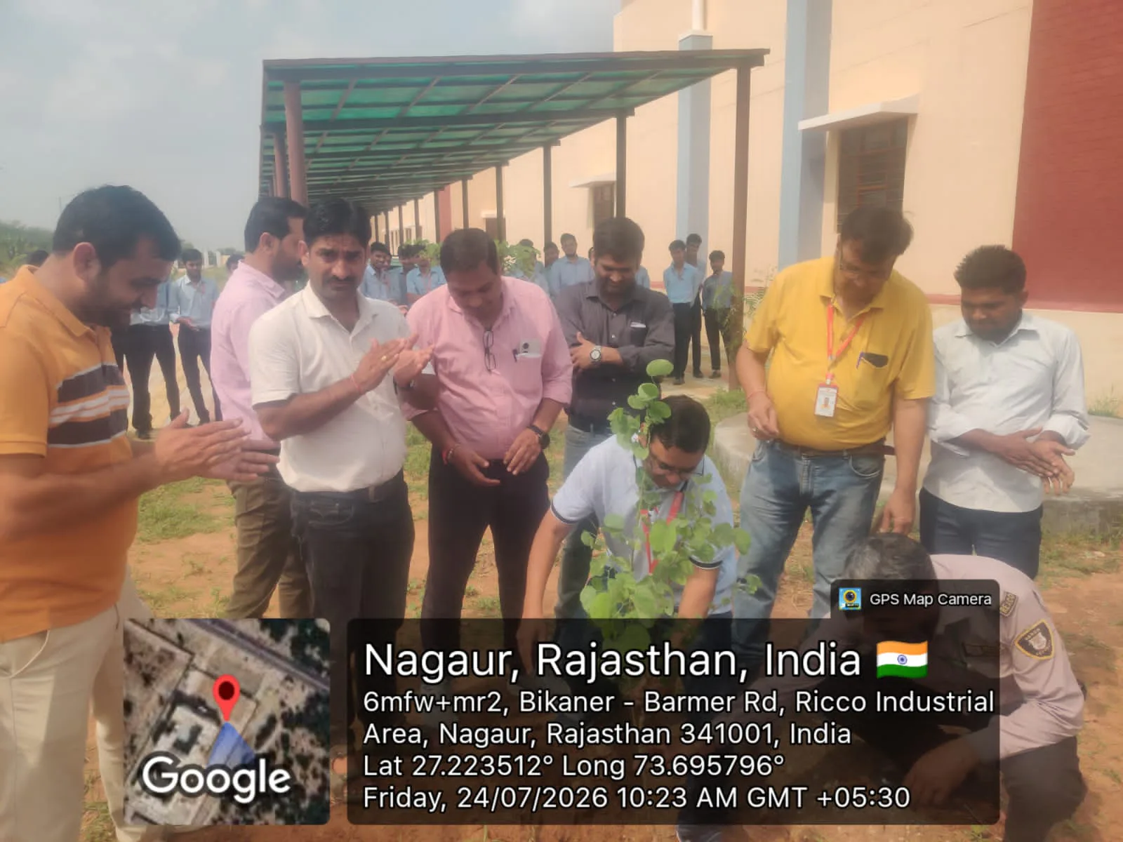 नागौर नर्सिंग कॉलेज में मातृशक्ति के सम्मान में शुरू हुआ हरित संकल्प