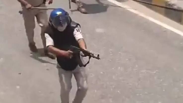 Bihar Police Officer Suspended After Firing AK-47 During Student Protests