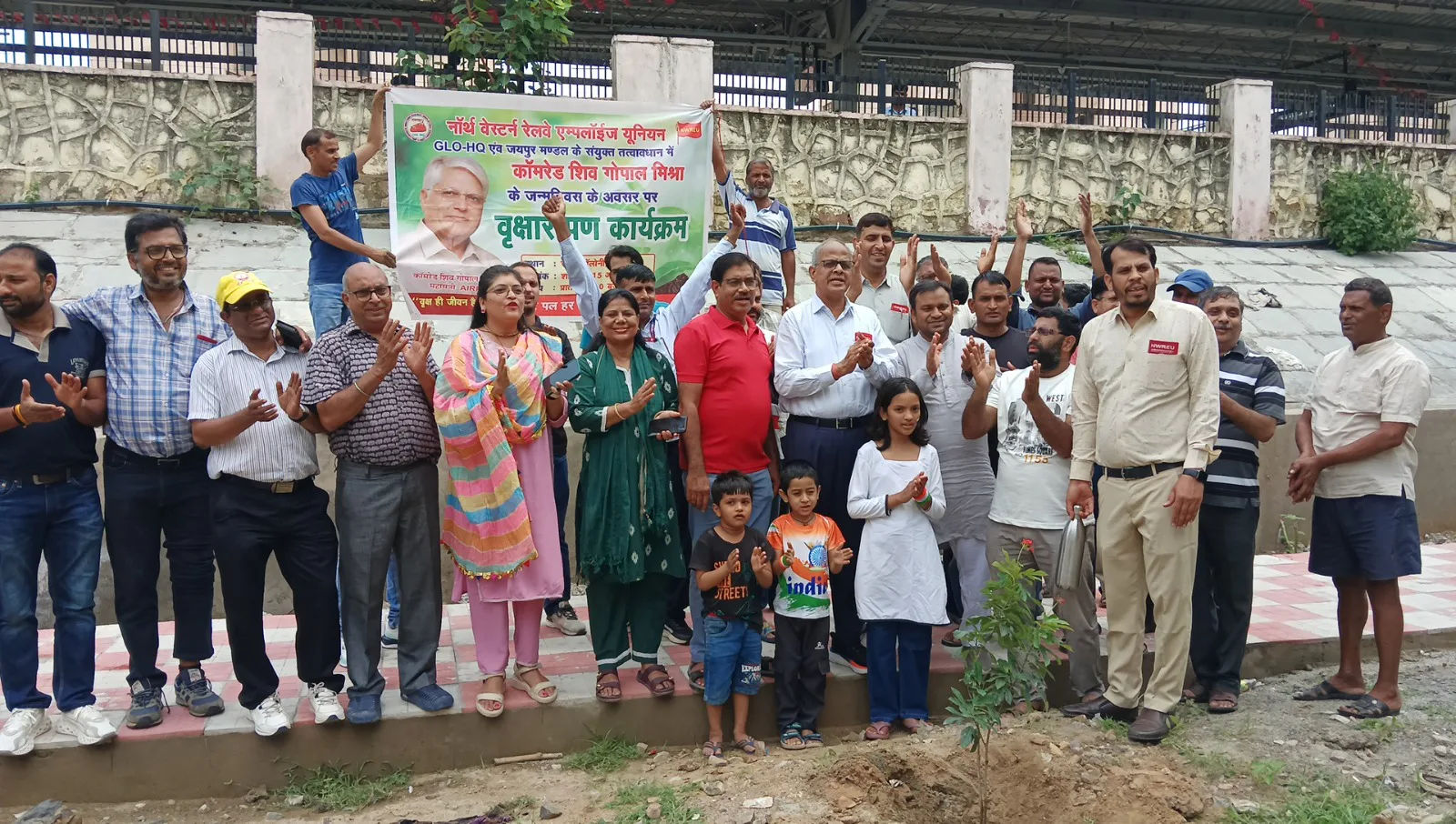 Railway Employees Mark Leadership Milestone with Massive Green Initiative in Jaipur