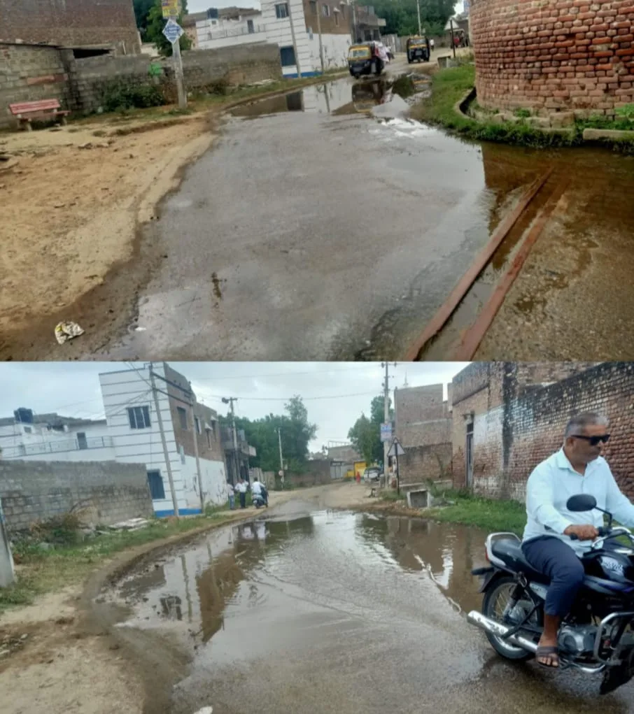 पालड़ी जोड़ में बदहाल सफाई व्यवस्था: मुख्य सड़क पर बह रहा गंदा पानी, प्रशासन मौन