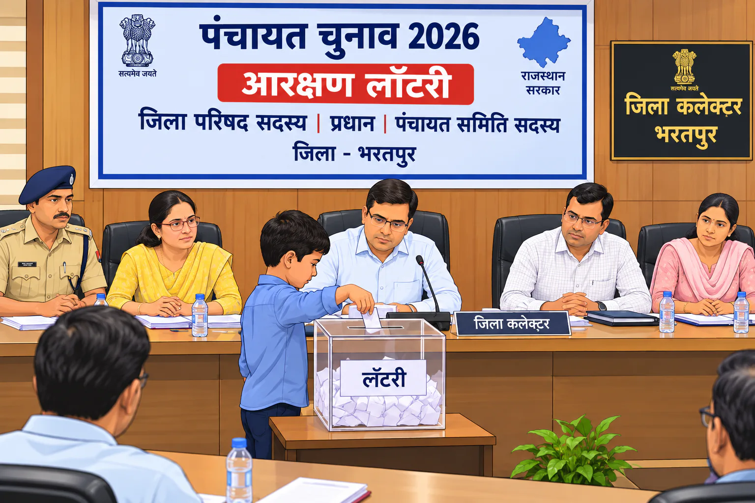 Bharatpur Panchayat Election 2026: Reservation Lottery Finalized for Zila Parishad and Panchayat Samitis