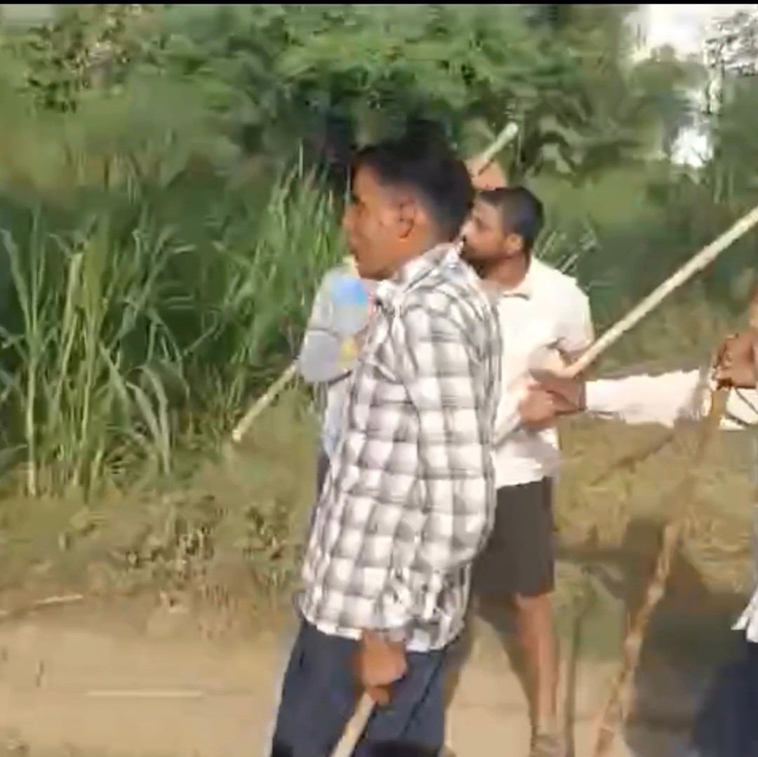 भरतपुर के भूतौली गांव में खेत की मेड़ को लेकर खूनी संघर्ष, वायरल वीडियो ने बढ़ाई पुलिस की सक्रियता