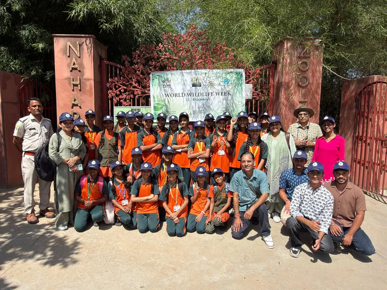 Young Students Discover the Wonders of Wildlife at Nahargarh Biological Park
