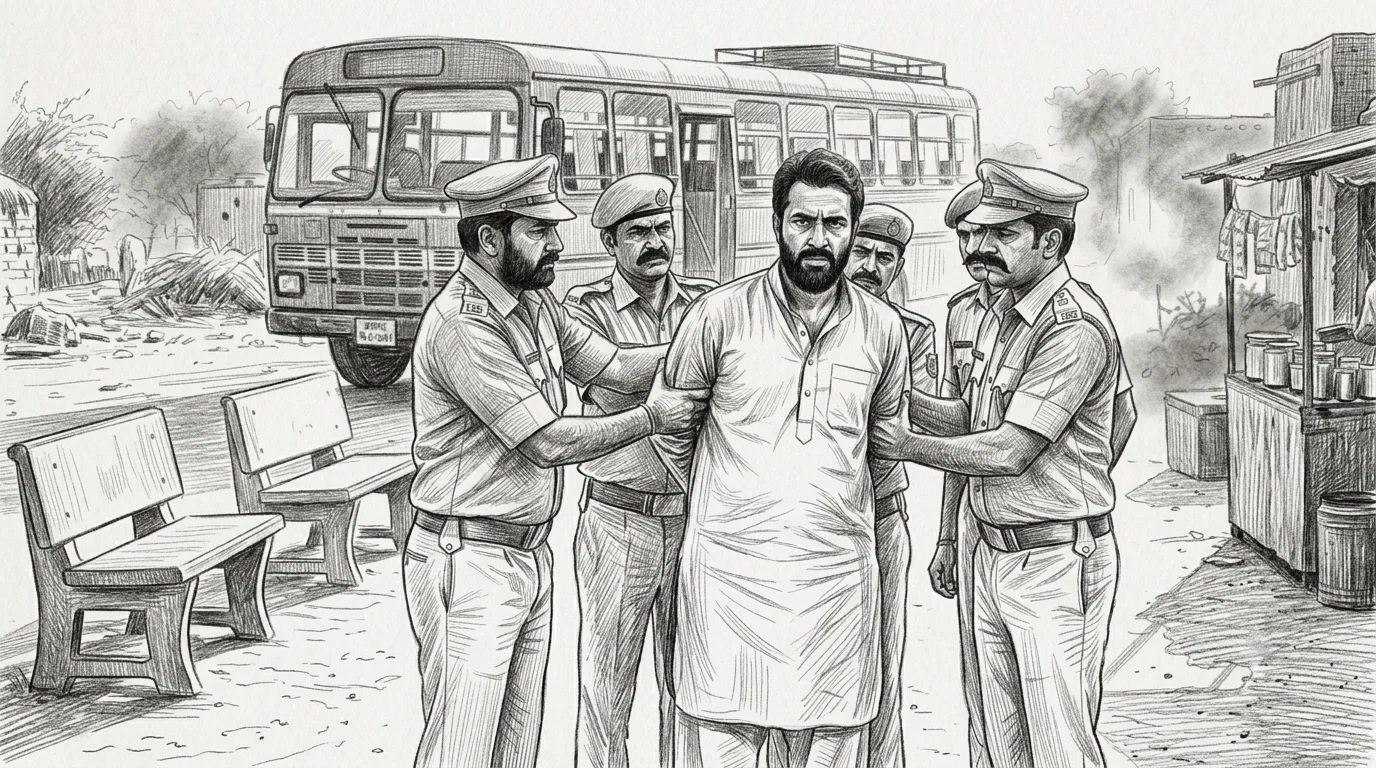 डीग पुलिस स्टेशन का दृश्य