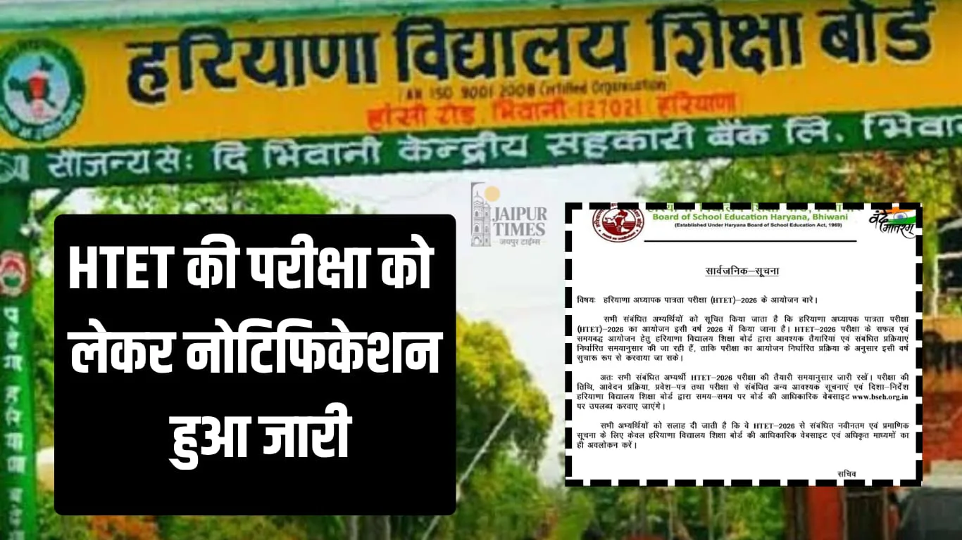 HTET EXAM 2026