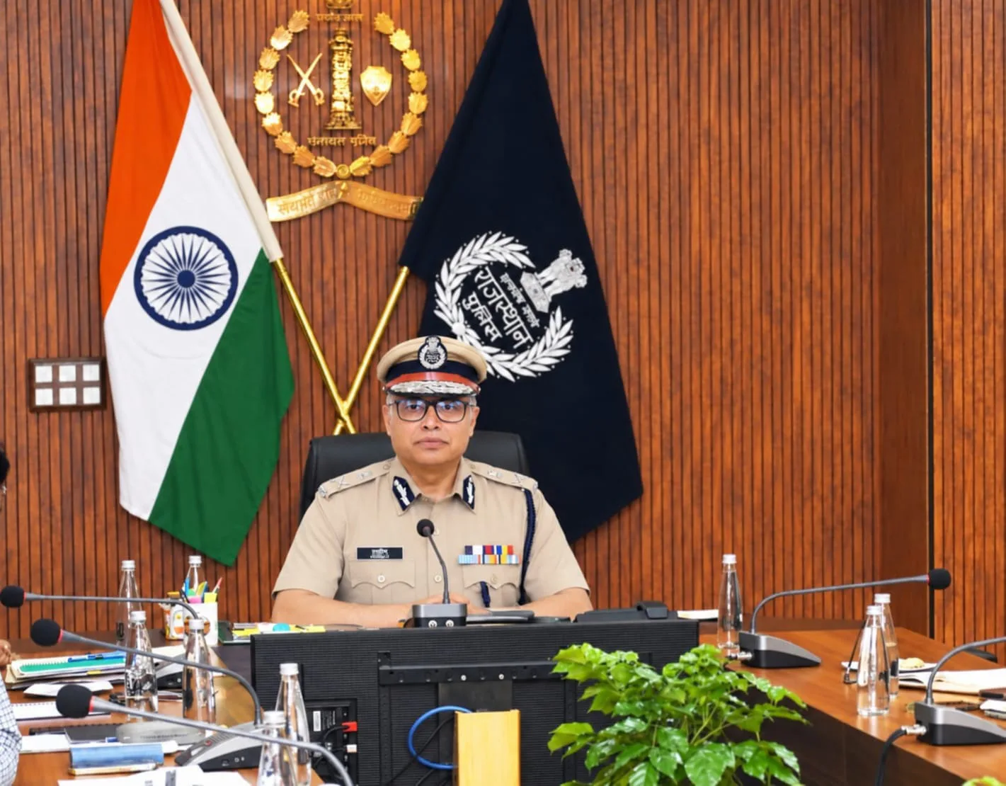 जयपुर में पुलिस मुख्यालय का दृश्य
