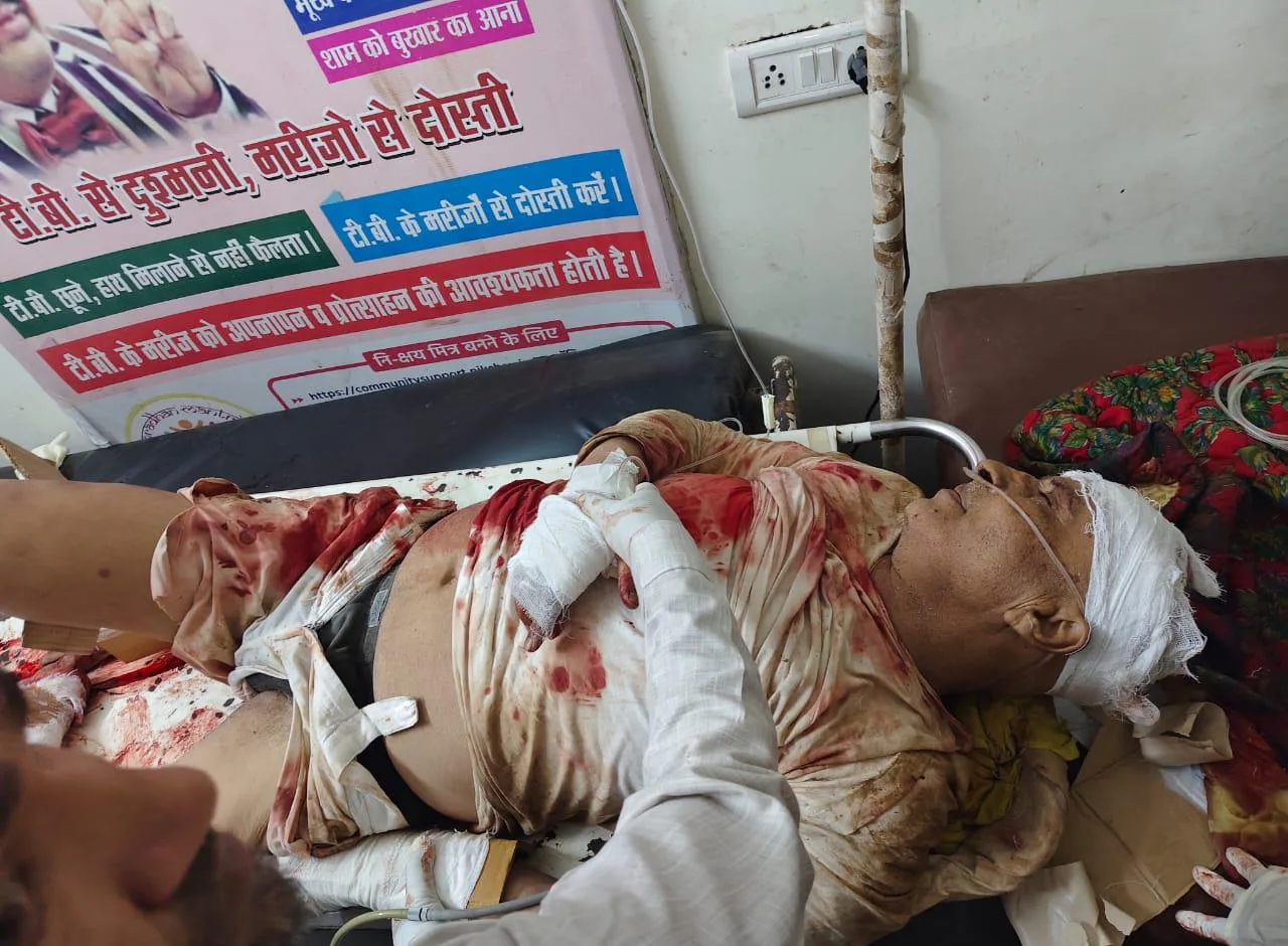 भरतपुर में पुलिस थाना परिसर