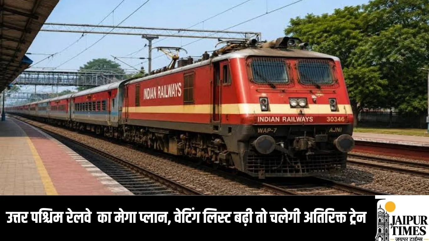 उत्तर पश्चिम रेलवे  का मेगा प्लान