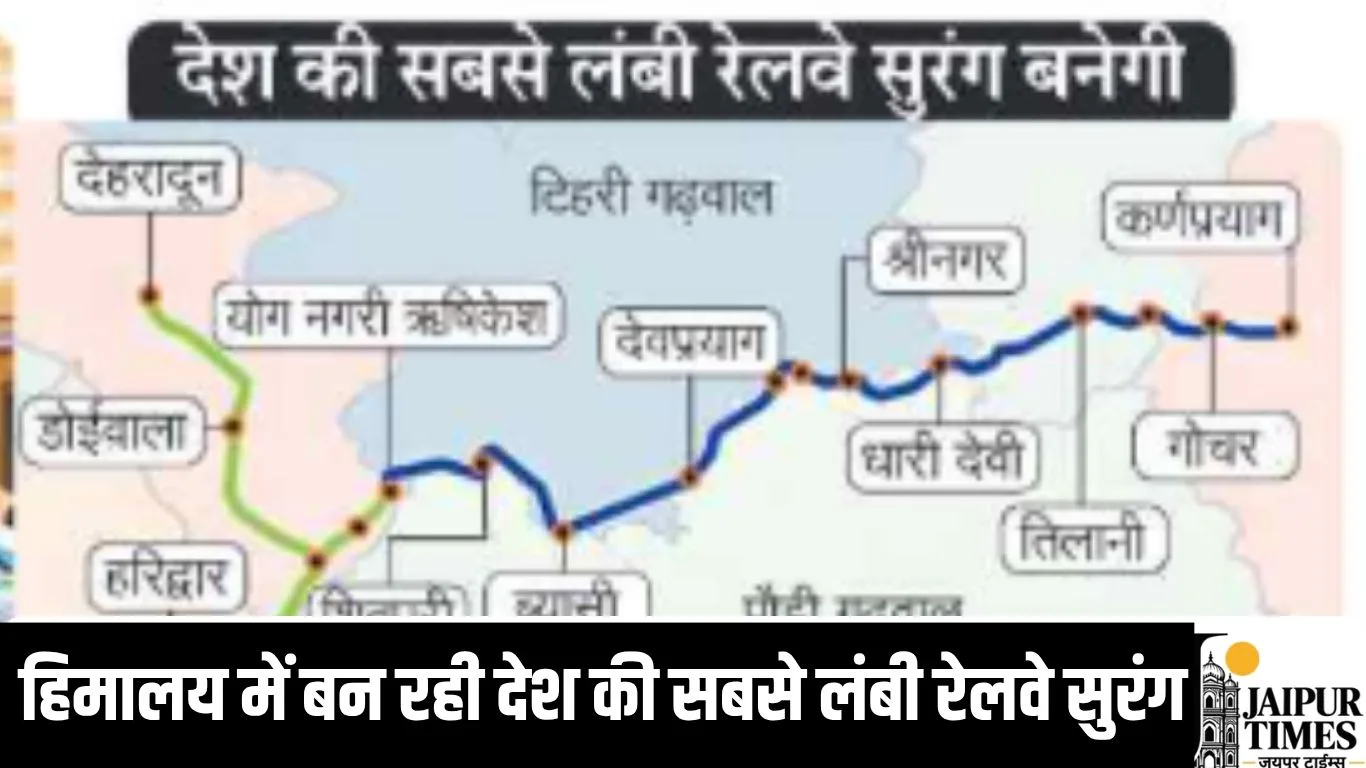 New rail line : हिमालय में बन रही देश की सबसे लंबी रेलवे सुरंग, ऋषिकेश-कर्णप्रयाग रेल परियोजना ने पकड़ी रफ्तार