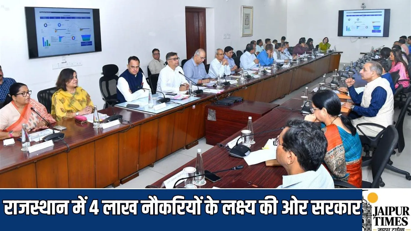 राजस्थान में 4 लाख नौकरियों के लक्ष्य की ओर सरकार, 45645 पदों पर जल्द होगी नियुक्ति