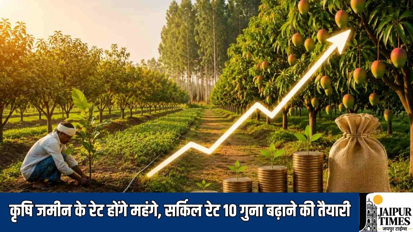 Agricultural Land Prices : कृषि जमीन के रेट होंगे महंगे, सर्किल रेट 10 गुना बढ़ाने की तैयारी, 5 करोड़ रुपये प्रति एकड़